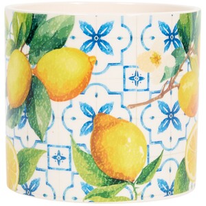 Lemon Print Citronella Candle