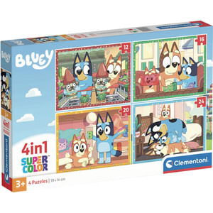 Bluey 4 in 1 Jigsaw Puzzle