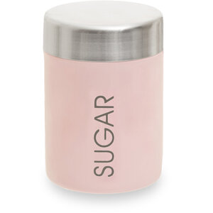 Liberty Pink Enamel Sugar Canister