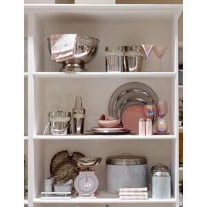 Easton 4 Piece Marble Effect Kitchen Storage Set