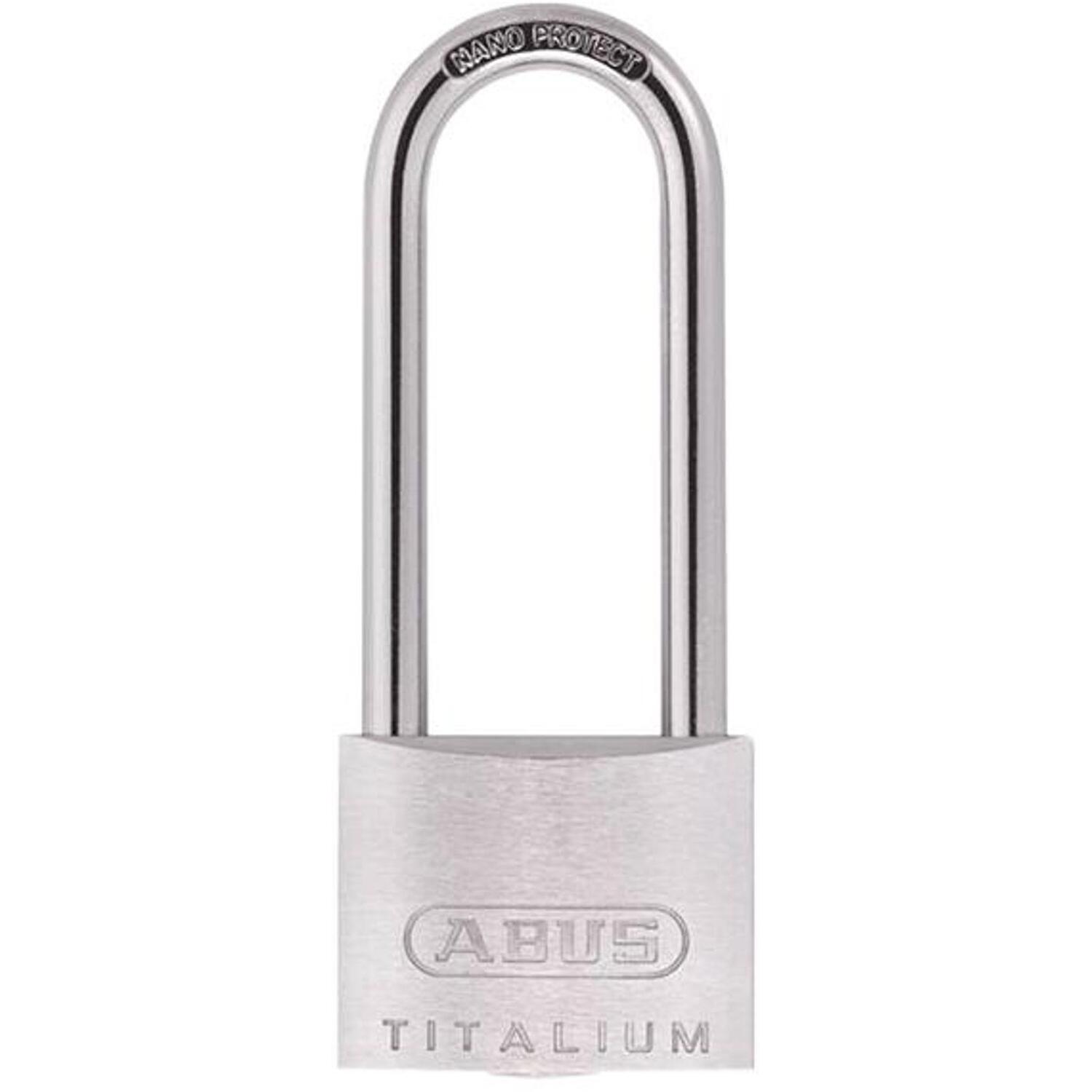 Abus Mechanical 64Ti/30Mm Titalium Padlock 60Mm Long Shackle - Silver - Image 10