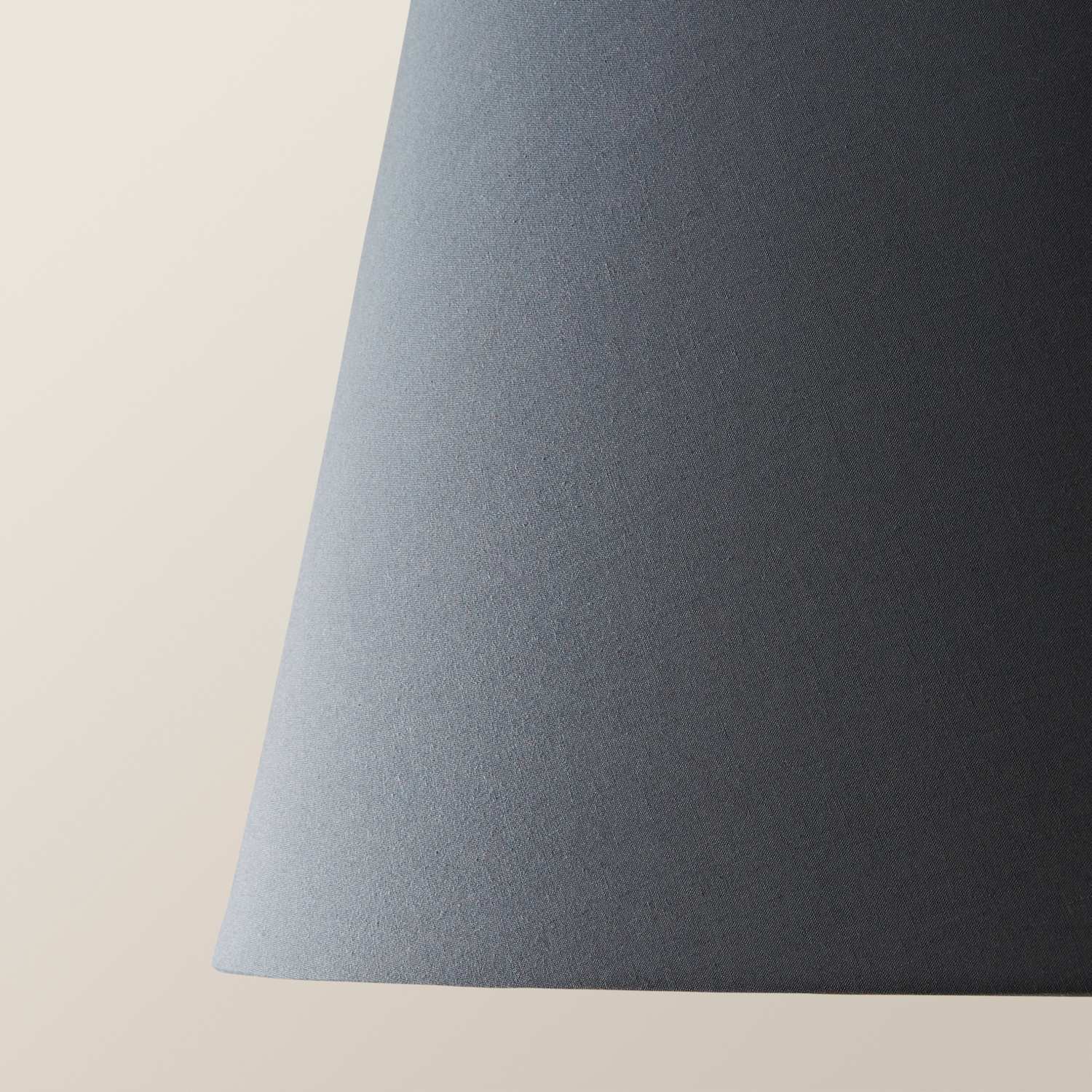 Valuelights Aspen Large Tapered Ceiling Lamp Shade - Grey