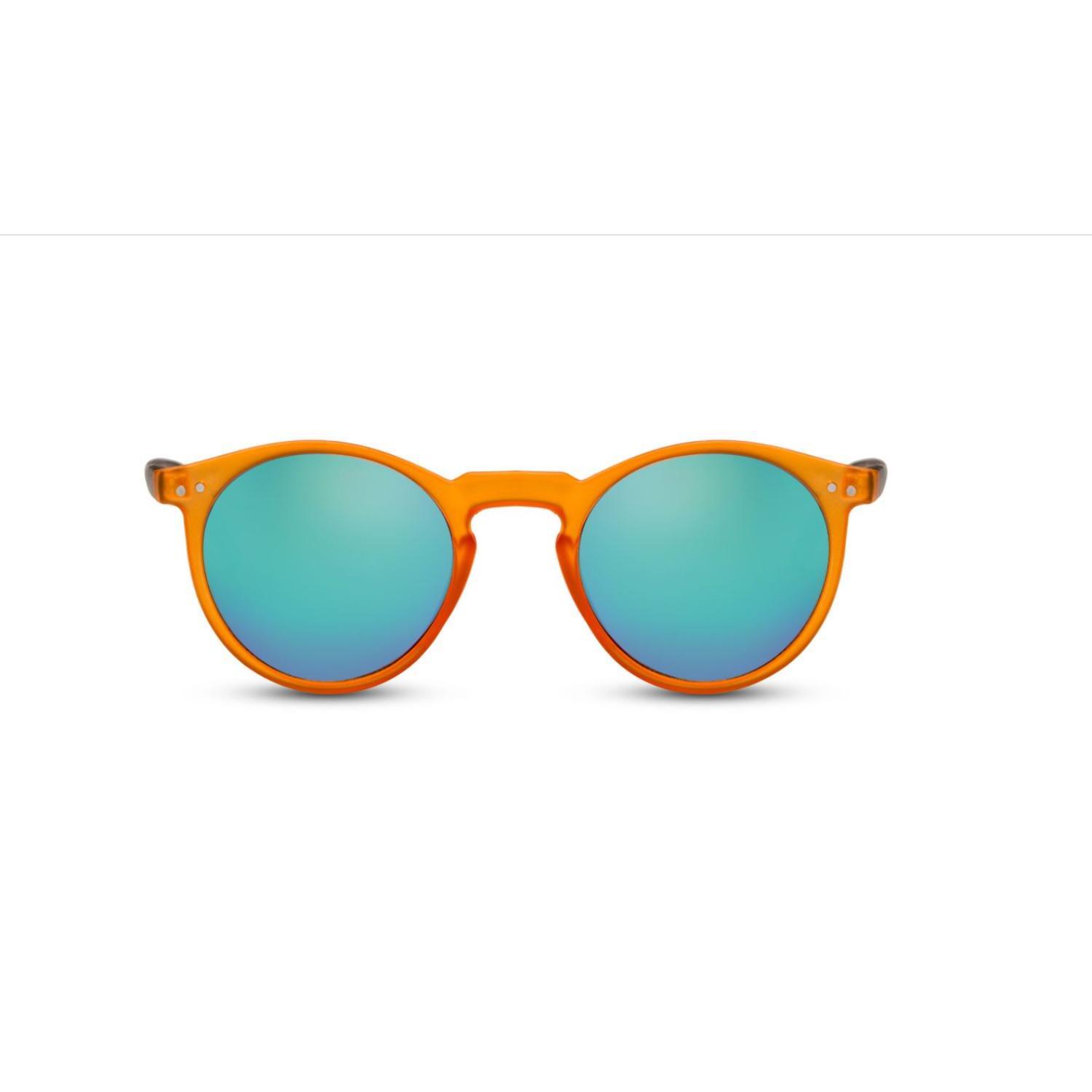 Sunglass Station Modern Round Unisex Sunglasses - Orange