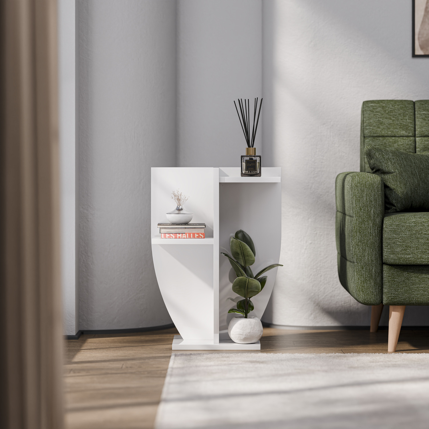 Ceki Plant Stand - White