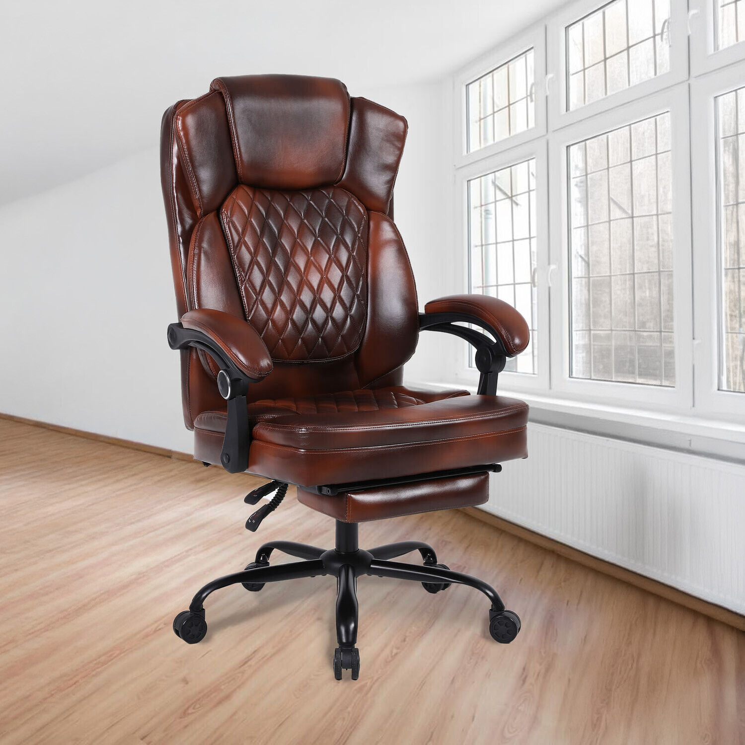 Executive Office Chair Heavy Duty Office Chair - Brown