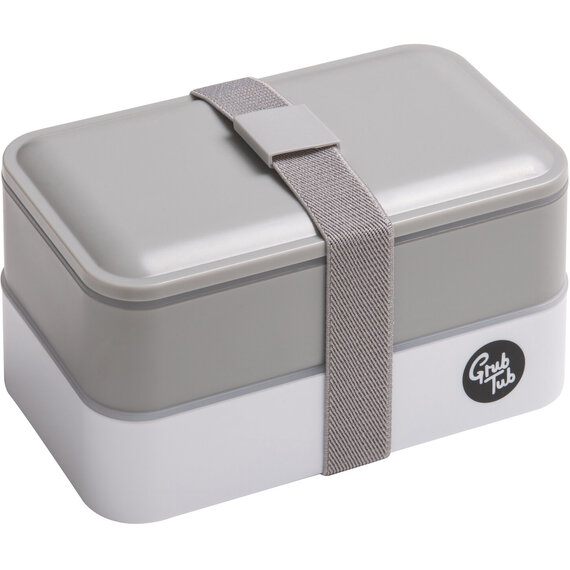 Grub Tub Grey Stackable Lunch Box