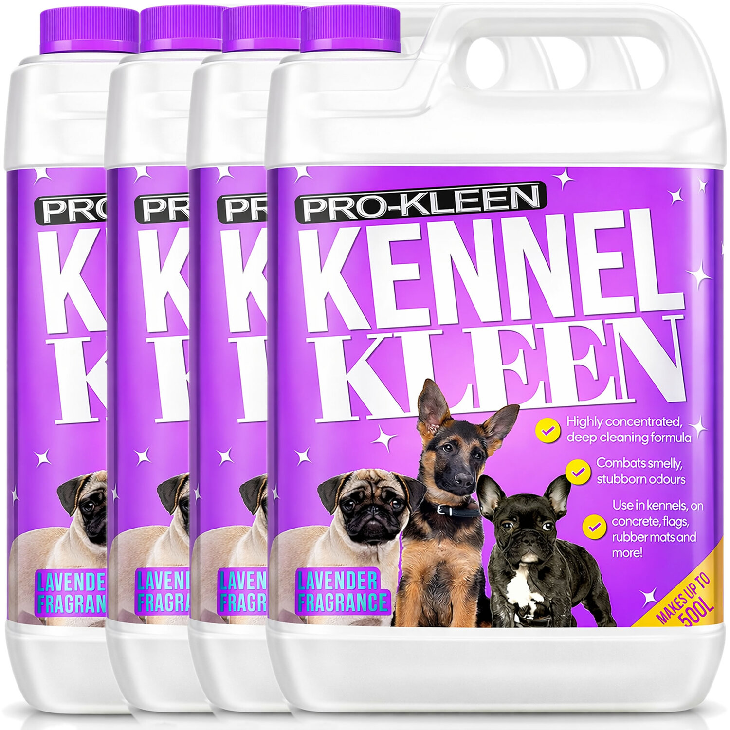 Pro-Kleen Kennel Disinfectant Cleaner Sanitiser and Deodoriser Lavender - Lavender / 20l