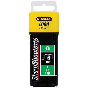 Stanley Tools Tra704T Heavy-Duty Staples 6mm Pack 1000