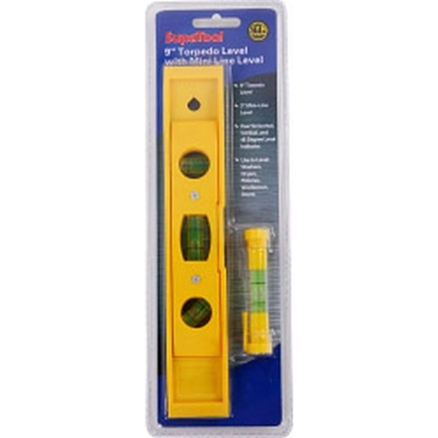 Supatool Mini Spirit Level - Yellow