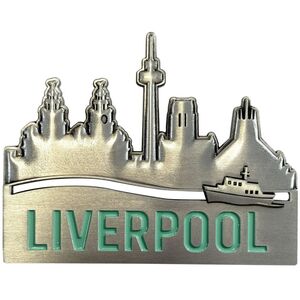 Rock Off City Of Liverpool Skyline Fridge Magnet