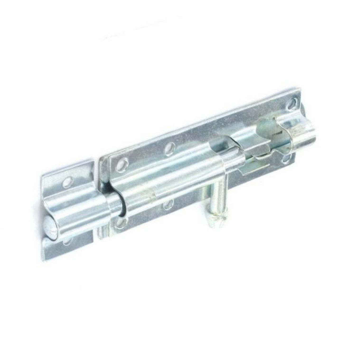  - Securit Zinc Plated Tower Bolt Chrome (100mm) - Image 2