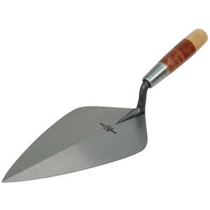 Marshalltown 34L Wide London Pattern Brick Trowel Leather Handle 12In