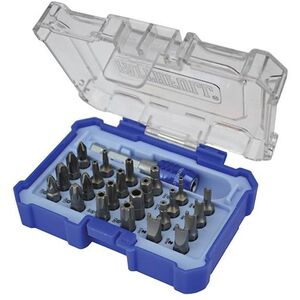 Faithfull Quick-change S2 Security Bit Set, 25 Piece