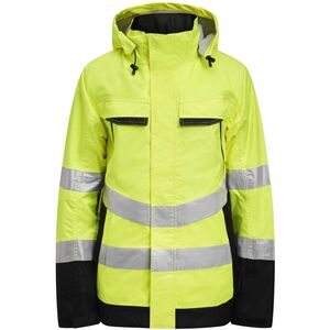 Yellow/Black / S Jobman Mens Shell Hi-Vis Jacket shot 15472099