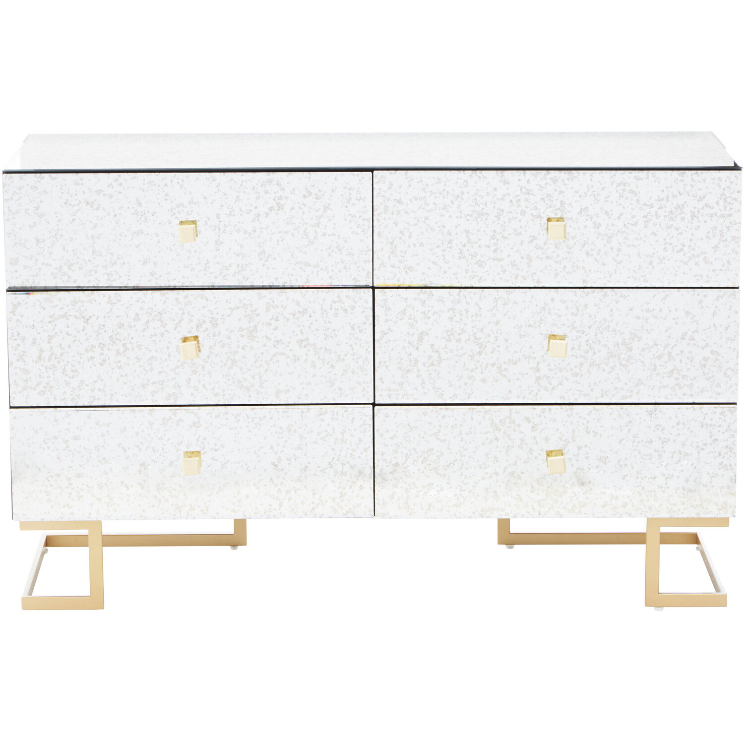 Interiors By Premier Kesena Mirrored Chest Of Drawers - Silver