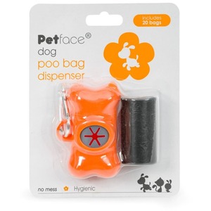 Petface Dog Poo Bag Dispenser With 40 Bags