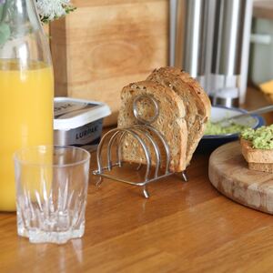 Stainless Steel Toast Rack - 6 Slices