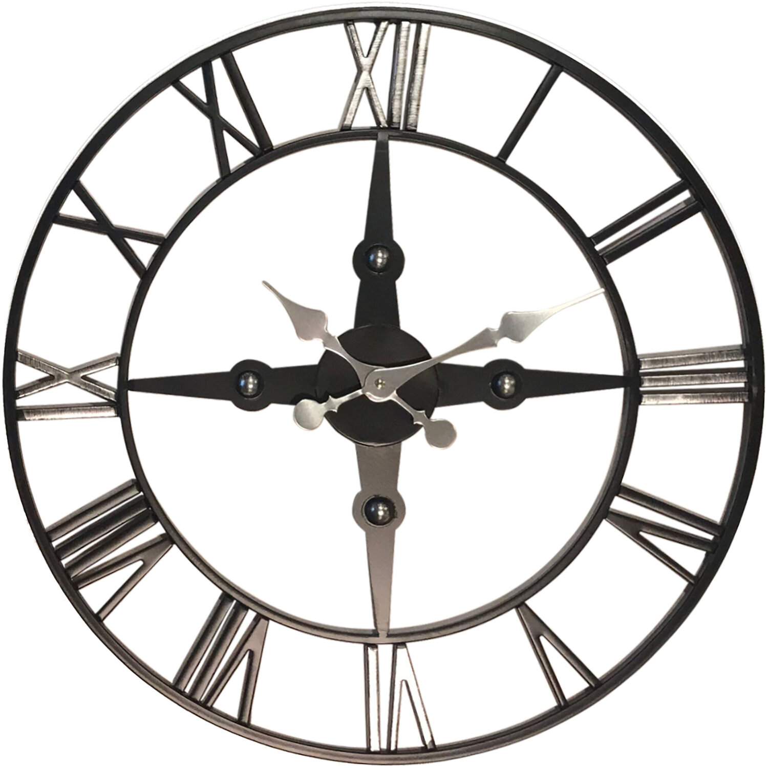 Interiors By Premier Vitus Wall Clock - Black