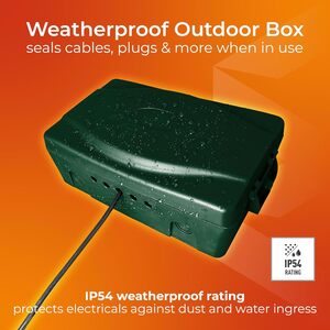 Masterplug Weatherproof Outdoor Electric Box