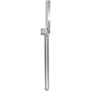 Square Outlet Elbow, Parking Bracket and Shower Handset - Chrome