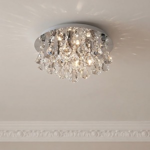 Pyramid drop 4 light flush fitting