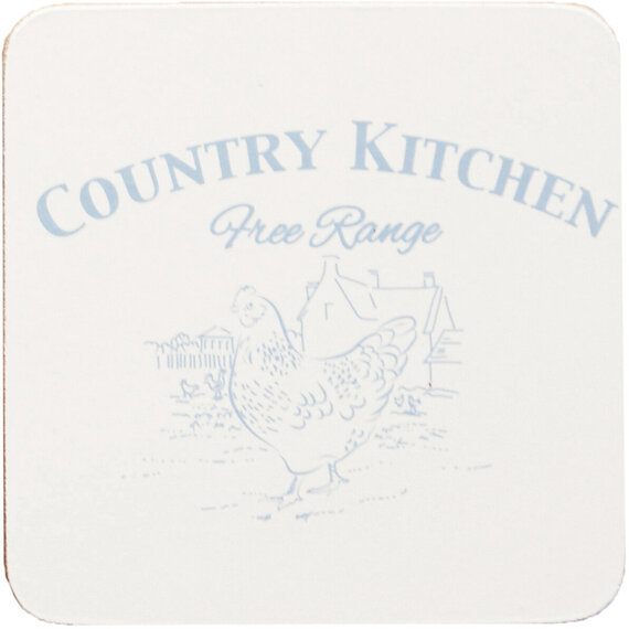 Country Kitchen Set Of Four Cork Placemats