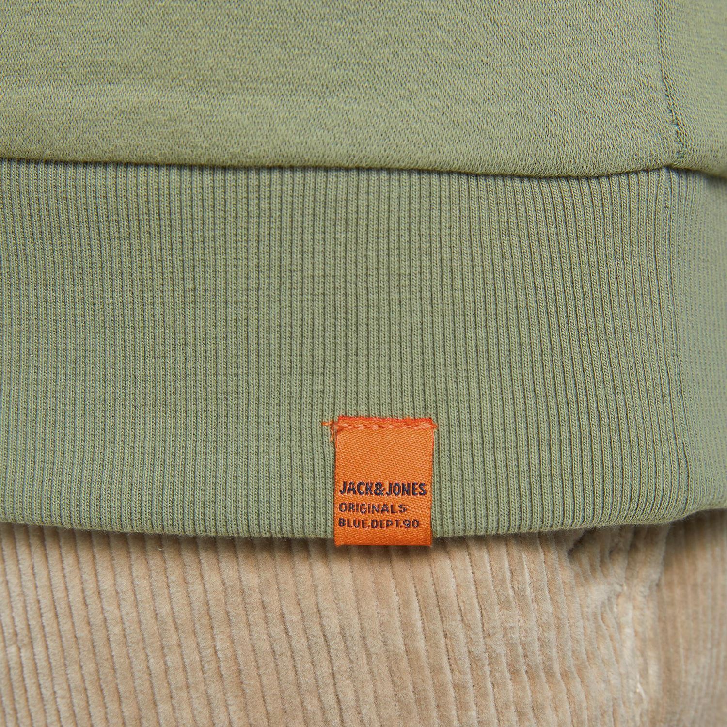Jack & Jones Logo Hoodie Sweatshirt - Green / Xs