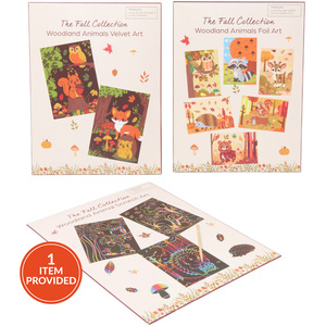 Woodland Animal 3-in-1 Craft Kit