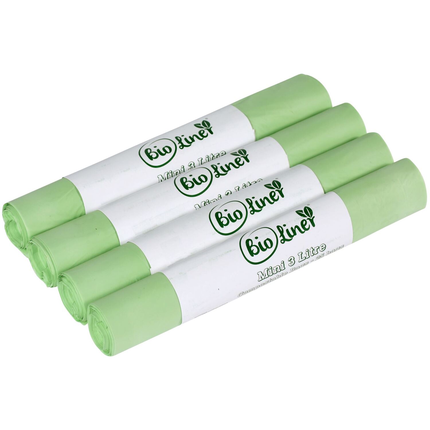 100 x Mini 3L Compostable Caddy Bags – Small Kitchen Food Waste Bins - Image 6