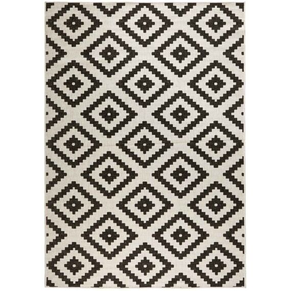 Reversible Malta Indoor & Outdoor Rug Black