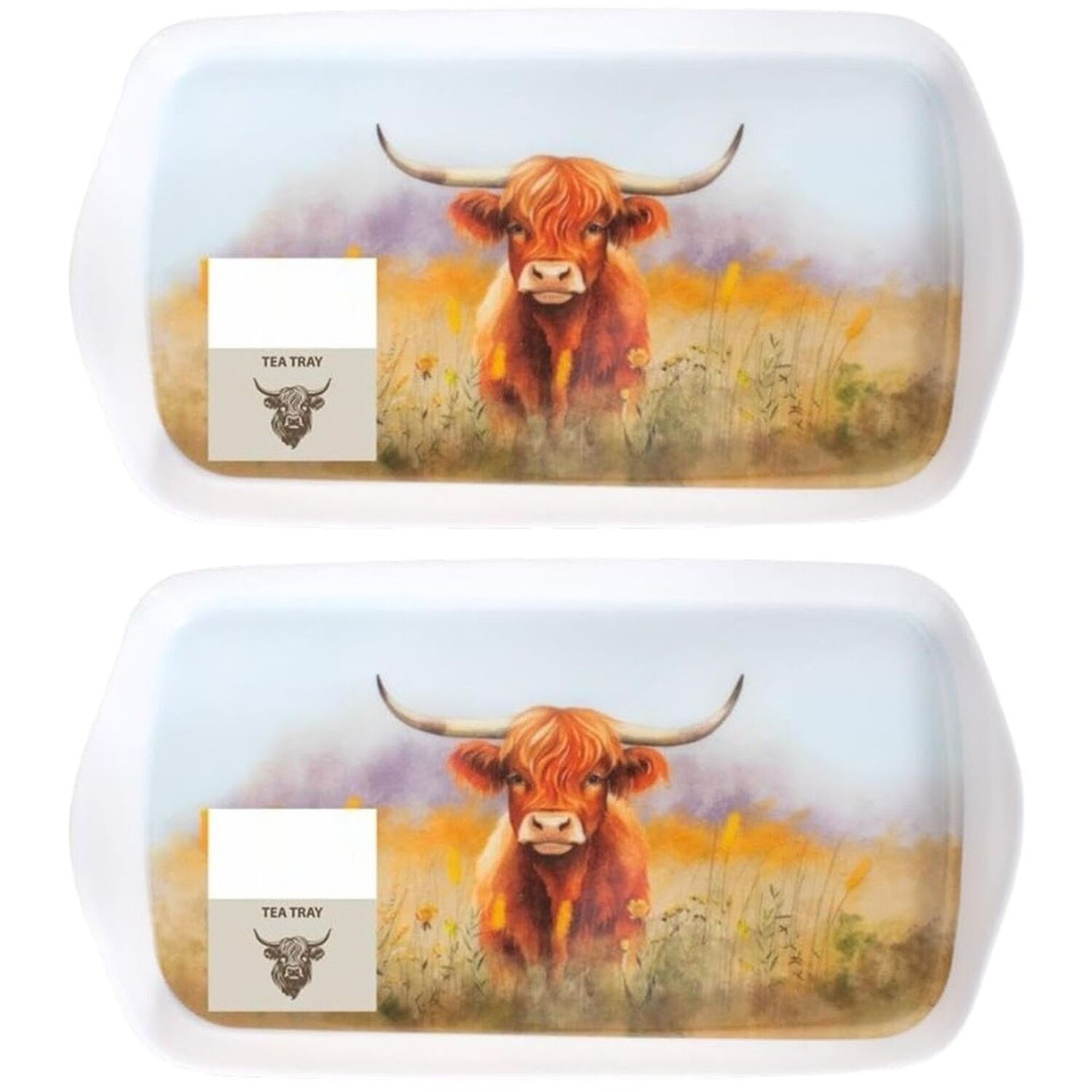 Image of 2x Highland Cow Small Tea Serving&hellip;