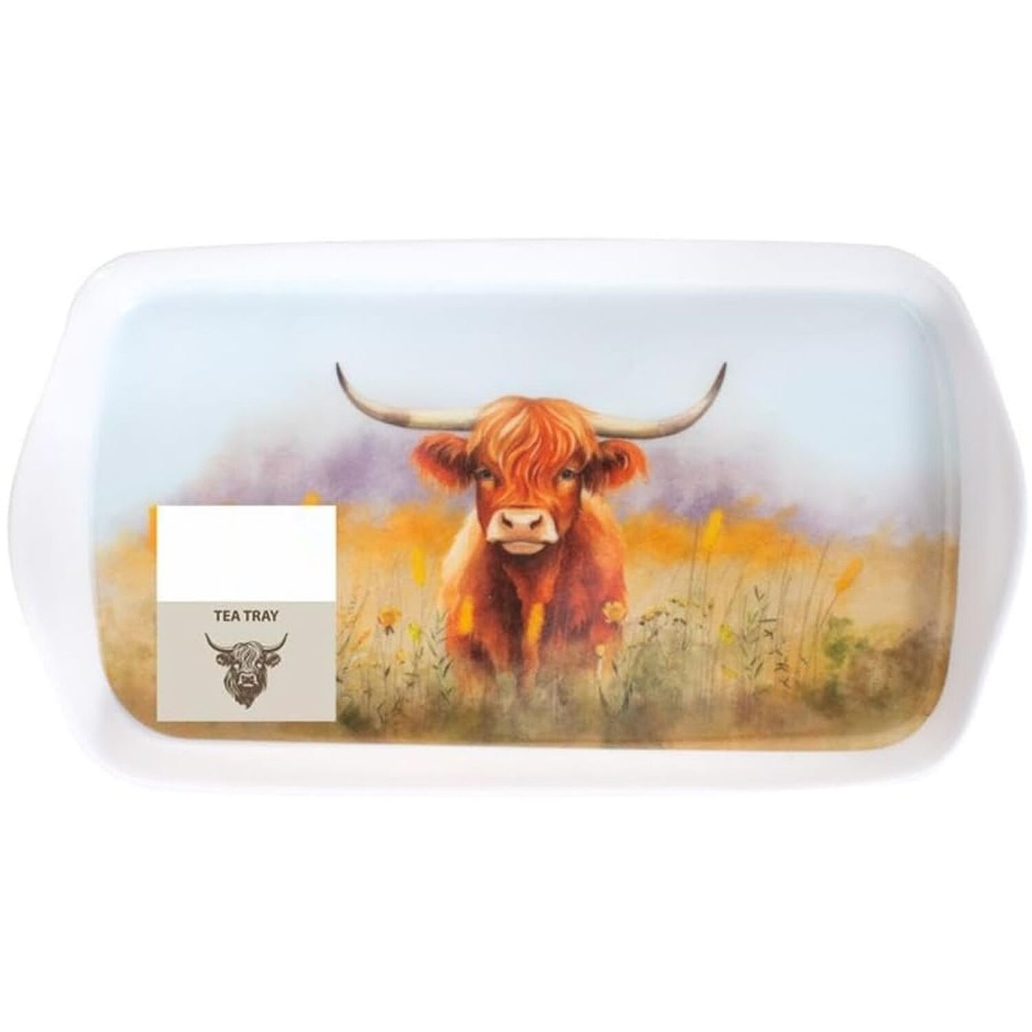 Image of Highland Cow Small Tea Serving Tray&hellip;
