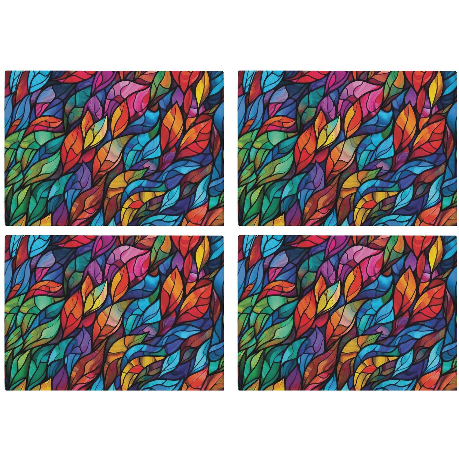 Image of Stained Glass Placemats - Set of&hellip;