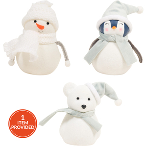 Flocked LED Christmas Character