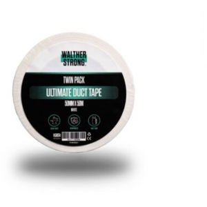 WALTHER STRONG DUCT TAPE TWIN PACK - WHITE 50MM X 50M