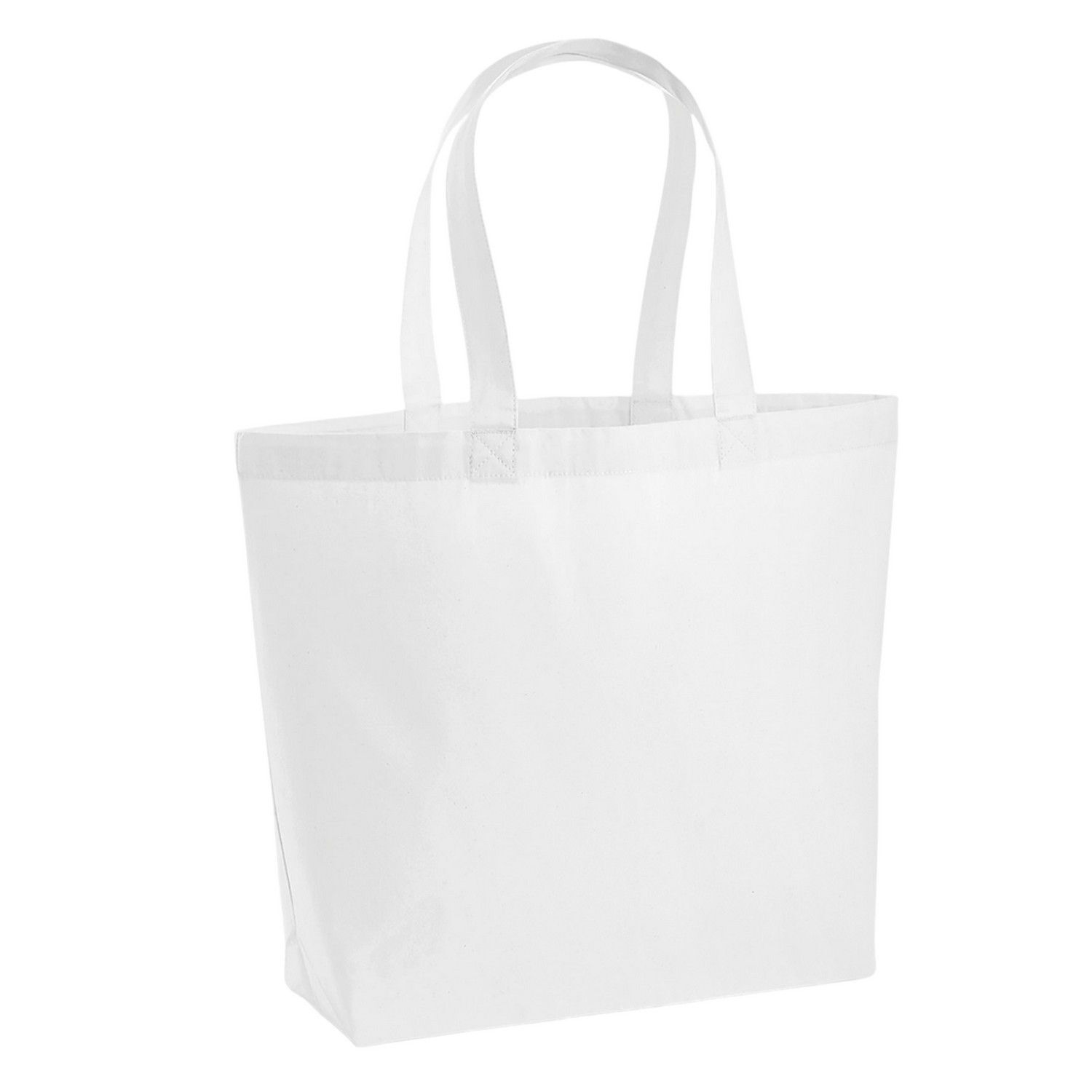 Westford Mill Premium Cotton Tote Bag - White