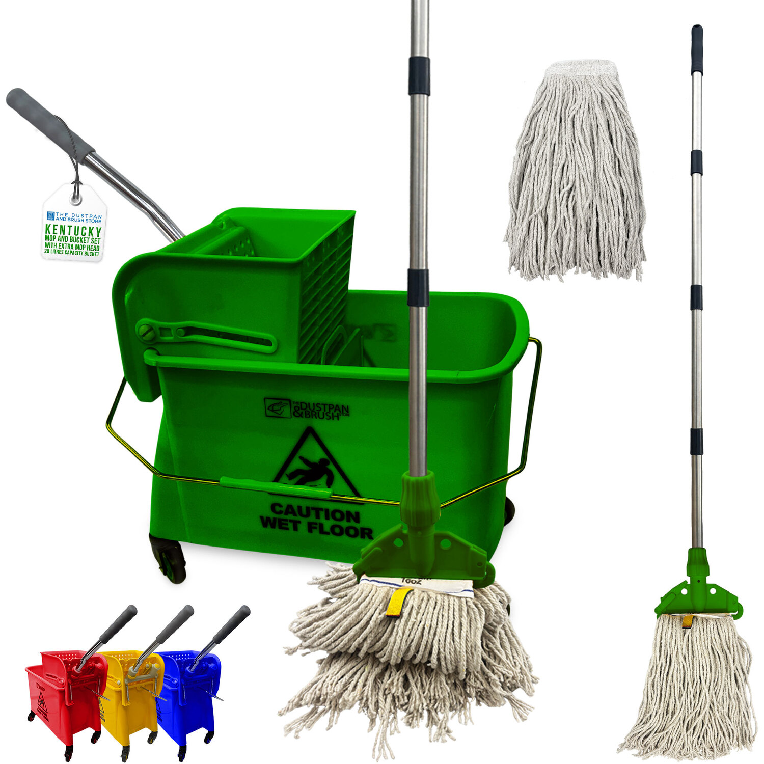 Image of Kentucky Floor Mop and Bucket Set&hellip;