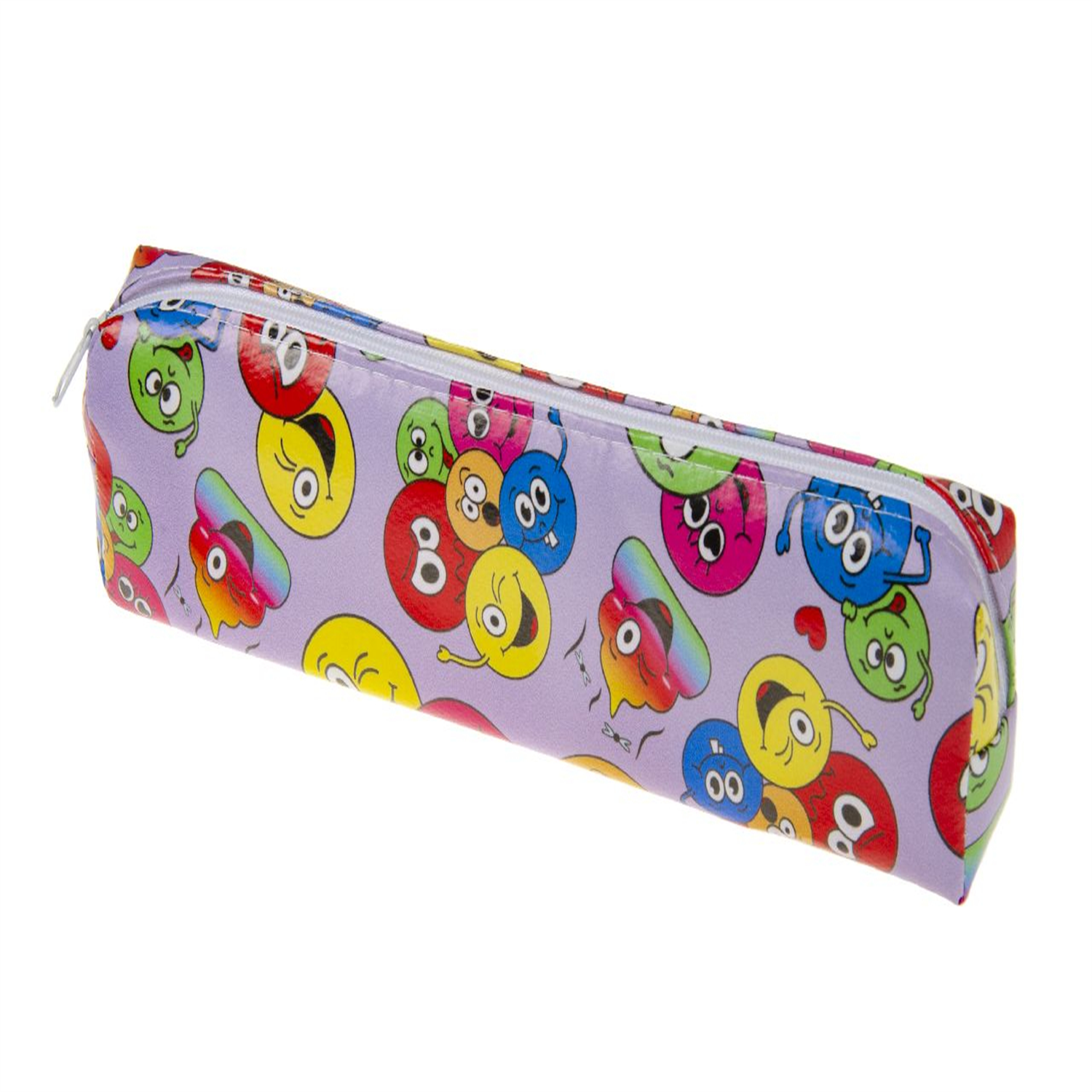 Lg-Imports Emotion Faces Pencil Case - White