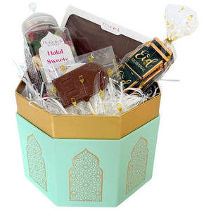 Eid Treat Box Gift Hamper - Gold