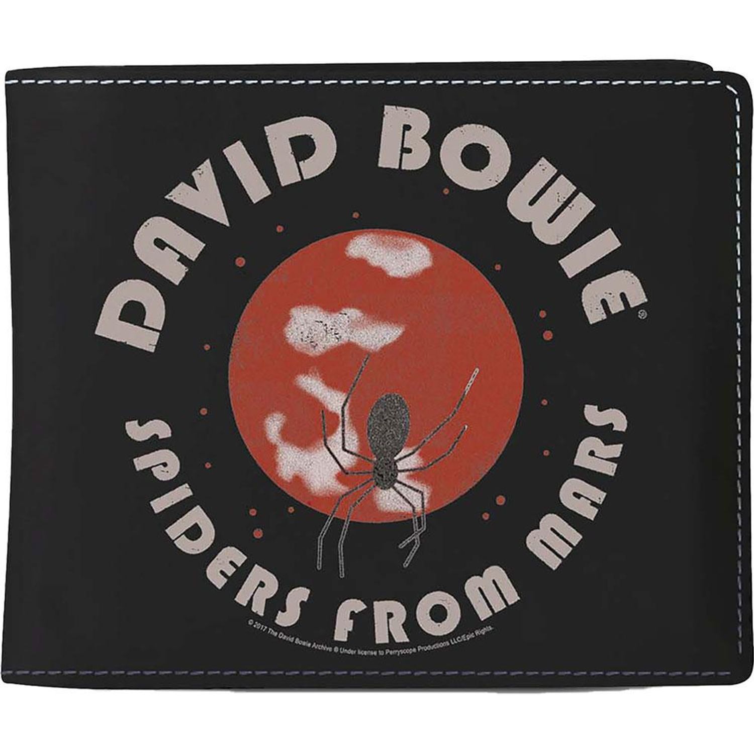 David Bowie Spiders From Mars Wallet - Black/Red
