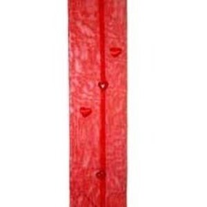 Sheer Wall Hanger with Hearts 4 Pack