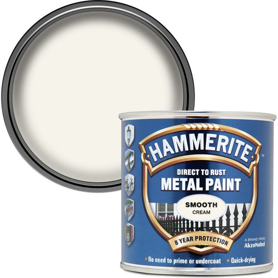 Hammerite Direct To Metal Smooth Cream 250ml