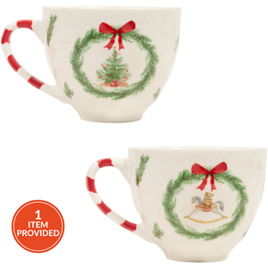 Wreath Mishapen Mug