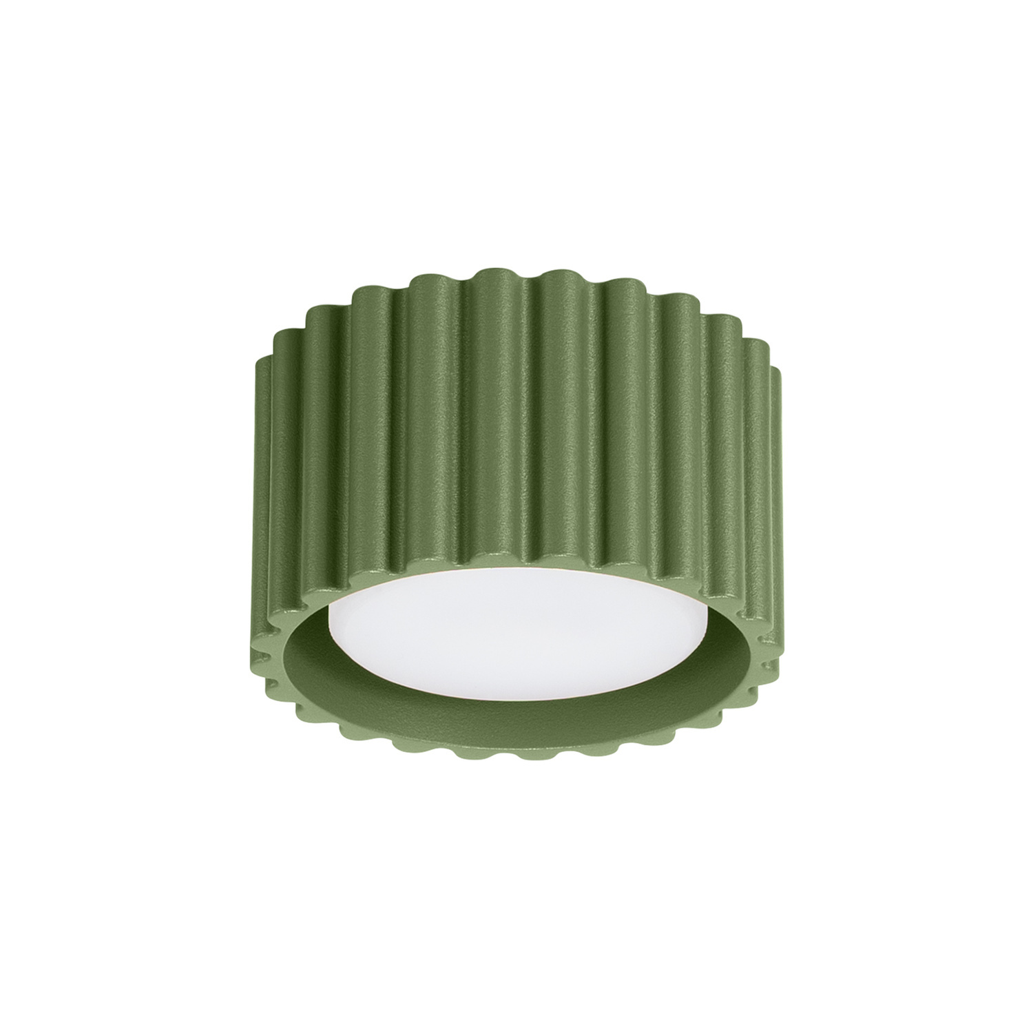 Sollux Lighting Ceiling Lamp Aura 1 Olive Green Gx53 - Olive Green