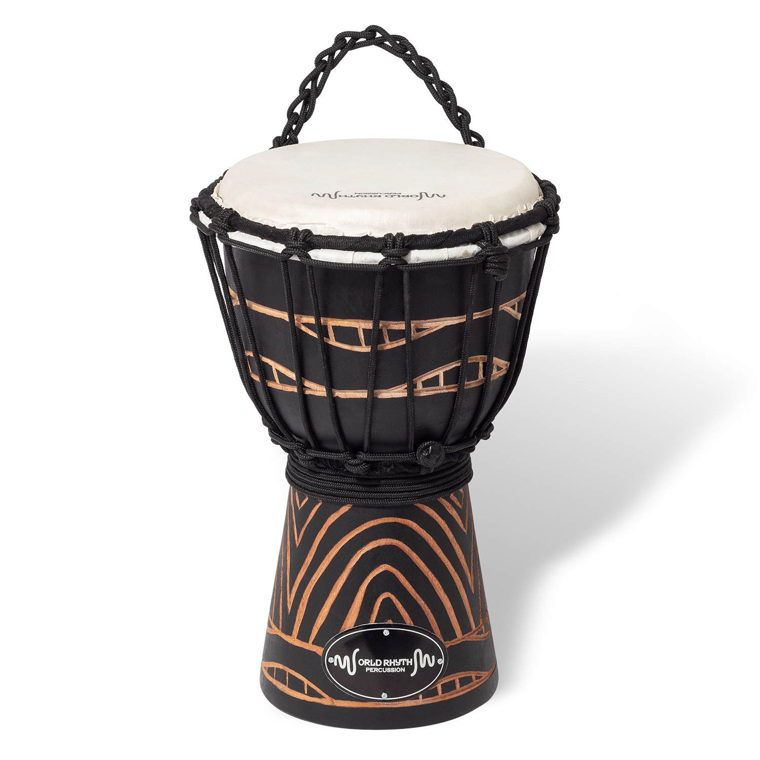 World Rhythm Djembe Drum 30Cm 7" Goatskin Head - Image 2