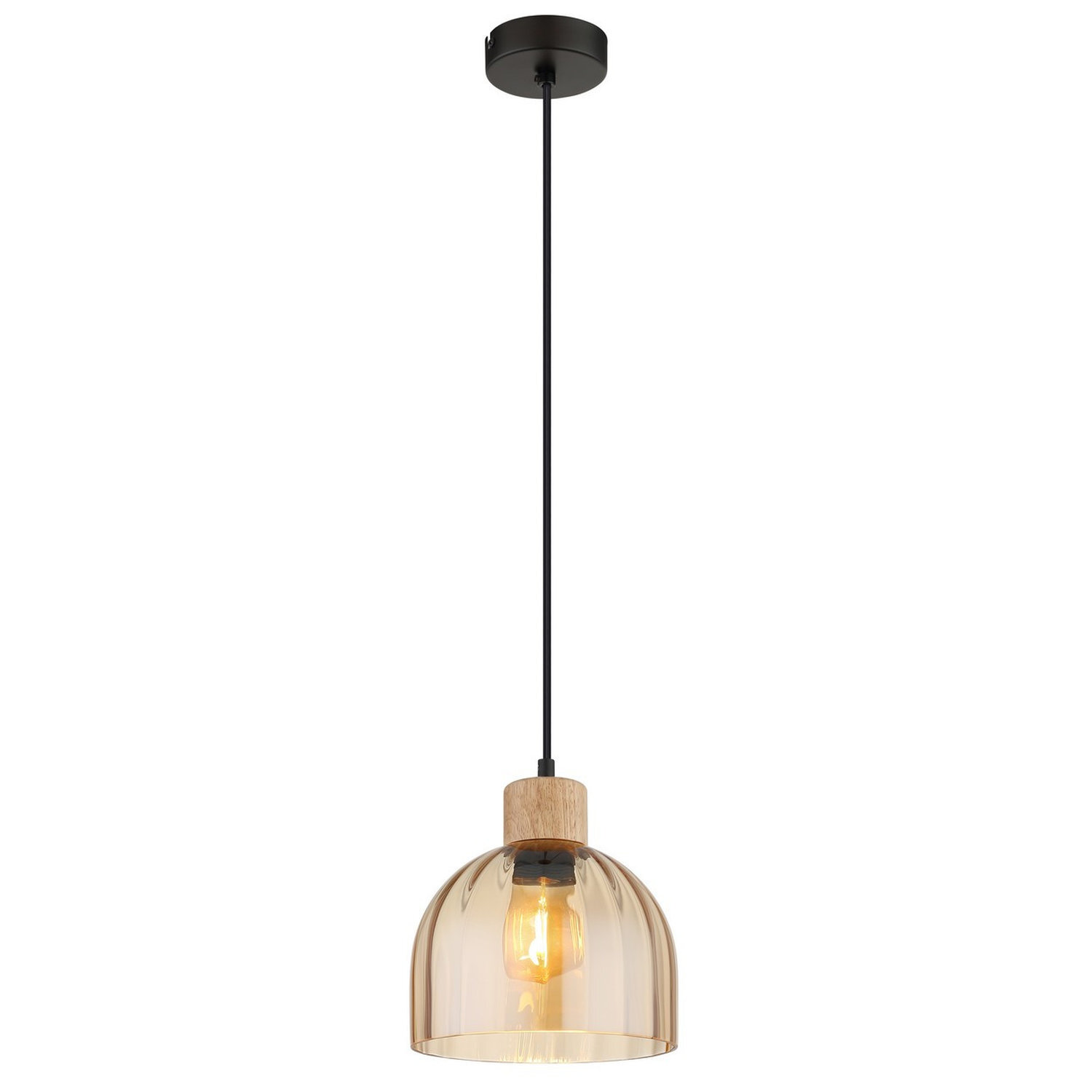 Globo Lighting Swanson Pendant Light Black