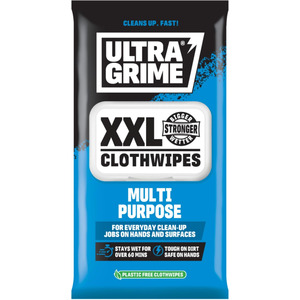UltraGrime Multi-Purpose XXL Wet Wipes - Heavy-Duty Cleaning