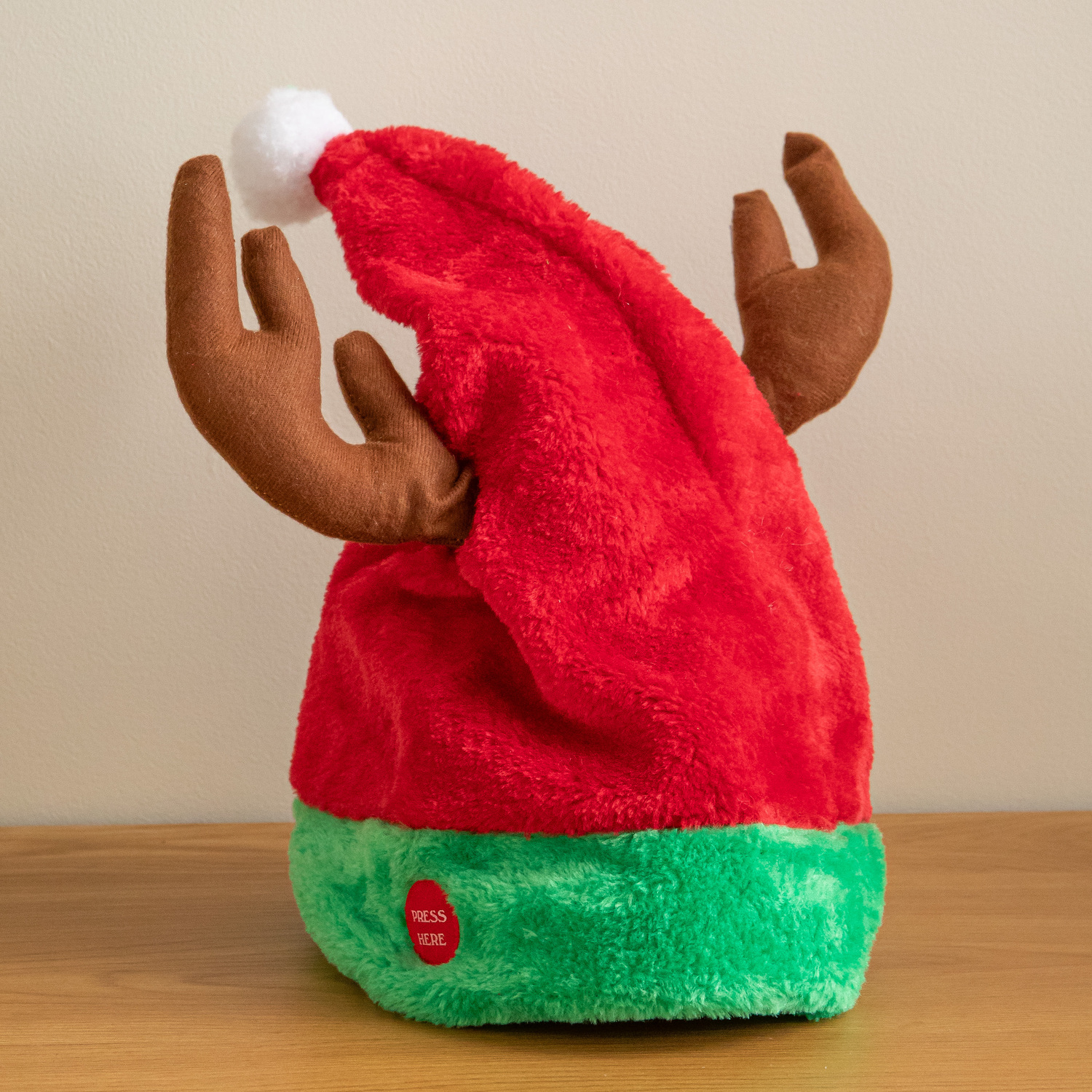 Three Kings Dancing Santa Hat With Antlers & Festive Music - Image 4