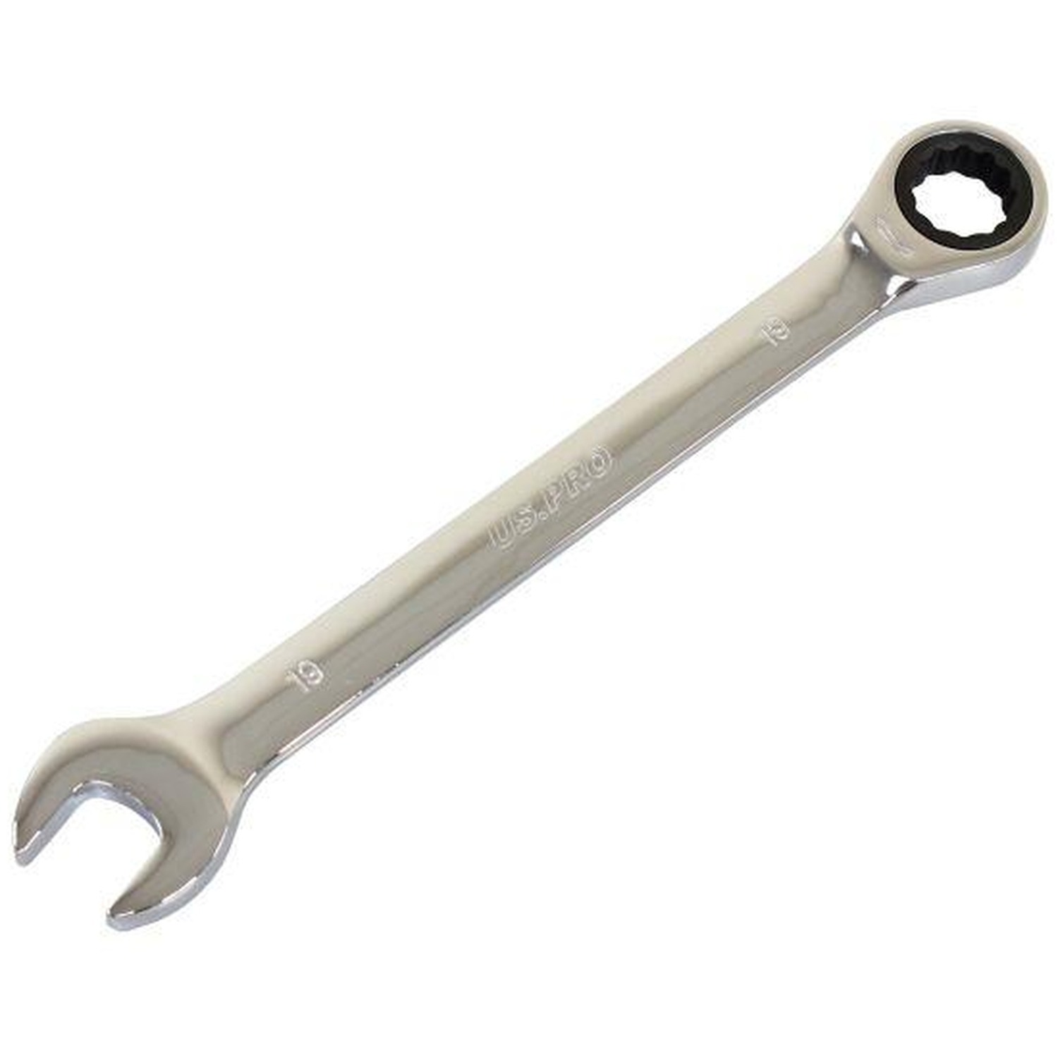 Us Pro 19Mm Ratchet Spanner Wrench 72 Teeth Open & Ring End Wrench - Image 2