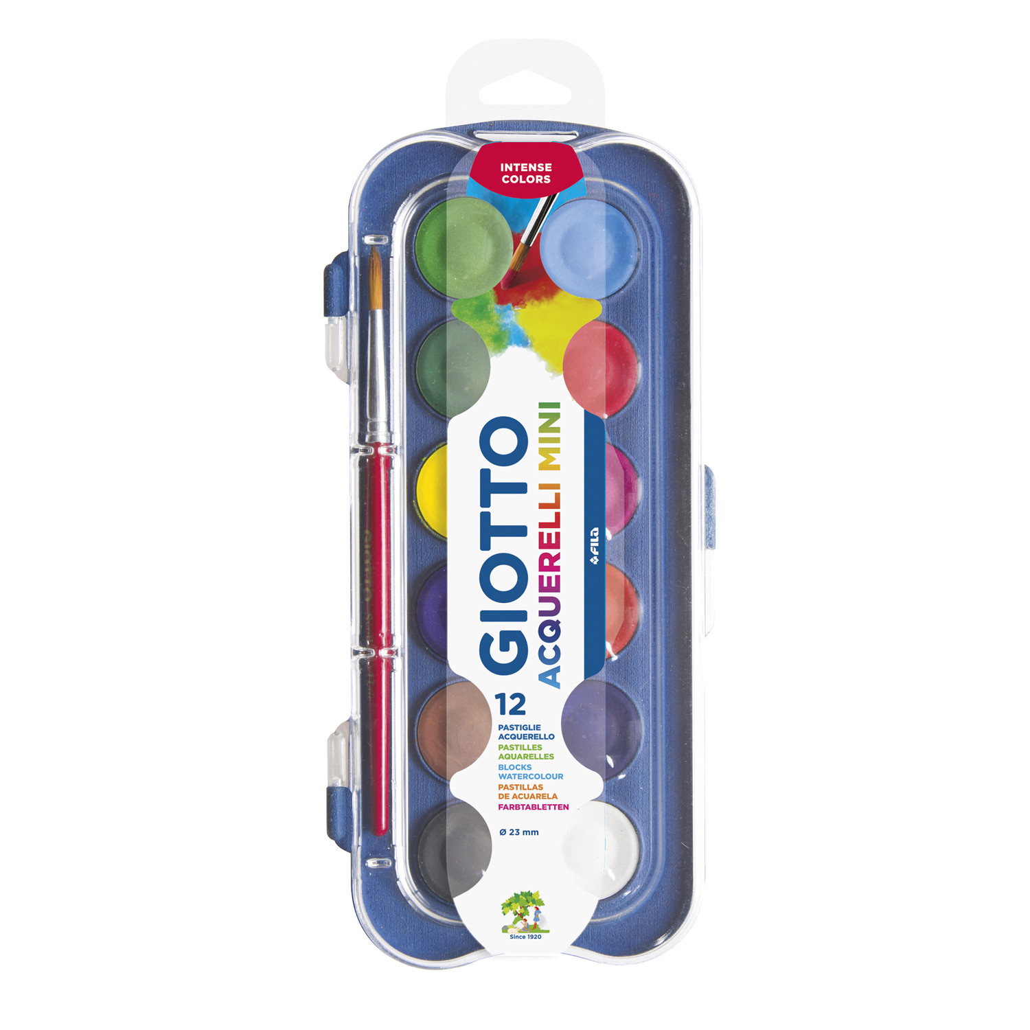 Giotto Mini Watercolour Paint Set - 12